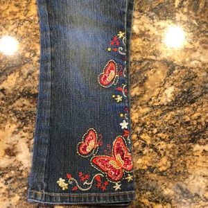 Girls 4 Bongo embroidered jeans